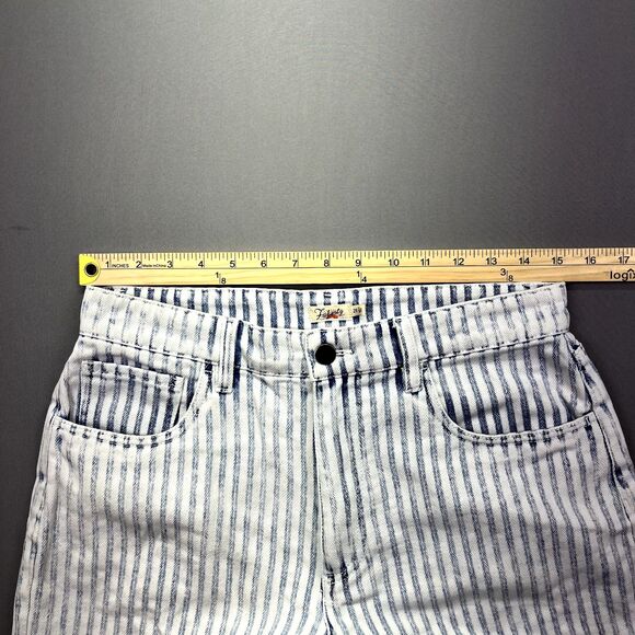 Faherty Shorts Topsail Striped‎ Denim Size 28 Indigo Dyed - Picture 6 of 9